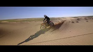 KTM Off Road Motorbike Trails in Mongolia "Gobi Desert Motorcycle Trip"
