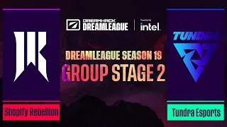 Dota2 - Shopify Rebellion vs Tundra Esports - Game 2 - DreamLeague Season 19 - Group Stage 2