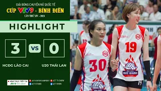 🔥 [HIGHLIGHT] HCĐG Lào Cai VS U20 Thái Lan | Cúp VTV9 - Bình Điền 2024