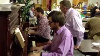 "Keep on the Firing Line" Piano Duet, Ebenezer Baptist Church July 2014