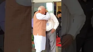 PM Modi with ISRO chairman K Sivan #shorts