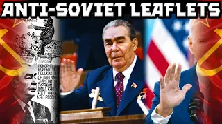 Anti-Soviet Leaflets Making Fun of Leonid Brezhnev And The Communist Party of The USSR