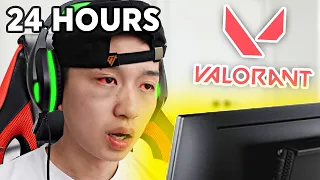 I Trained Valorant for 24 hours Straight (Ft. @WVRDELL )