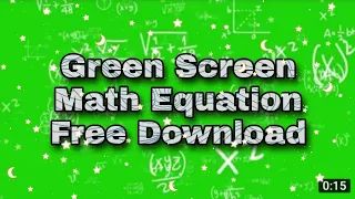 Math Equation Green Screen Download | Copyright Free