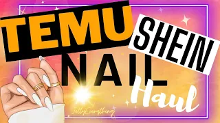 SHEIN & TEMU Beginner Nail Haul - nail drill bits, nail tools, gels & more