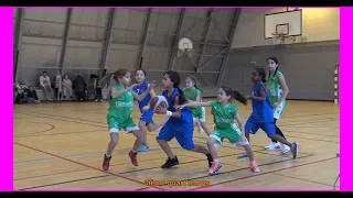 Basket U11F D2. Champ 13. 3ième QT. Union Marseille BB vs Rousset 22 décembre 2018