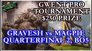 Final winner gets $250 | Gravesh vs Magpie | 2nd quarterfinal BO5 | Pro players match