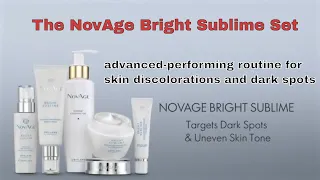 Oriflame NOVAGE Bright Sublime SET || How to use As daily Routine ?