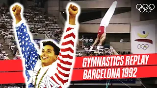 The Day the World Met Trent Dimas! Gymnastics Replays | #Barcelona1992
