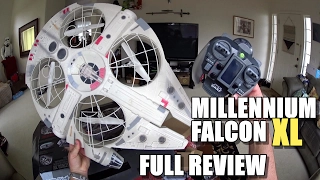 Star Wars MILLENNIUM FALCON XL Drone - Full Review - [Unbox, Inspection, Flight Test, Pros & Cons]