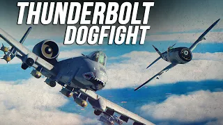 A-10C Thunderbolt II Vs P-47 Thunderbolt Dogfight | Digital Combat Simulator | DCS |