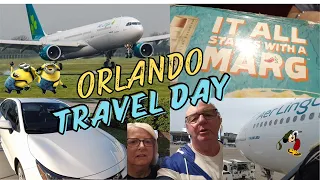 Travel Day Orlando , Florida, ✈️ Aer Lingus MAN-MCO ,April 2024,Villa Arrival