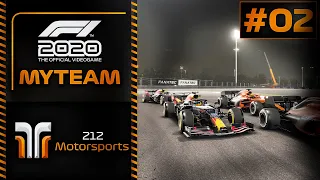 FIGHTING THE REDBULLS?!? F1 2020 MY TEAM CAREER MODE #2 Bahrain GP! (4k)