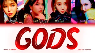 MAMAMOO (마마무) AI COVER - GODS ( NewJeans ) | Color Coded Lyrics (Eng | Esp)