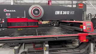 33 Ton AMADA EMK 3612 M2 CNC Turret Punch Press | Online Auction