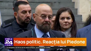 Piedone e convins că „mega-alianța” PSD-PNL vrea să-l susțină pe Nicușor Dan