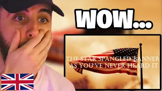 British Guy Reacts to The Star Spangled Banner As You've Never Heard It! (VERY EMOTIONAL!)