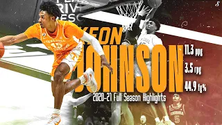 Keon Johnson Tennessee 2020-21 Full Season Highlights | 11.3 PPG 3.5 RPG 44.9 FG% #LAClippers