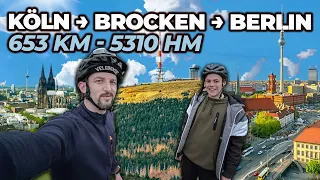 Bikepacking Tour von Köln über den Brocken nach Berlin