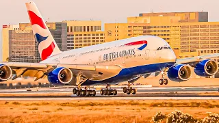 ✈️ 200 CLOSE UP TAKEOFFS and LANDINGS in 2 HOURS | Los Angeles Airport Plane Spotting [LAX/KLAX]