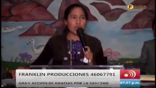 Solista Catarina Tum Ordóñez En Vivo FILMADO Y TRANSMITIDO POR FRANKLIN PRODUCCIONES