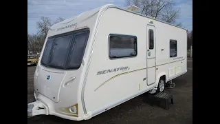 Обзор шикарного автодома Bailey Senator California 2010 4-5 мест с французской кроватью и мувером