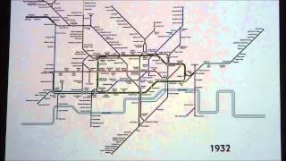 History of the London Tube Map (1863 - 2008) - [Visual]