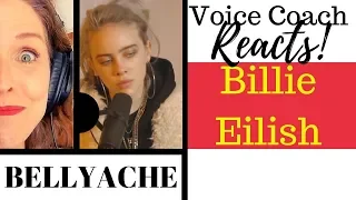 Voice Coach Reacts to Billie Eilish Live Bellyache FIRST LISTEN EVER