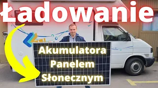 Czy panel słoneczny naładuje akumulator za dnia ?