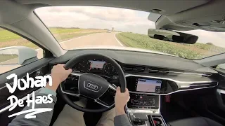 Audi A6 Avant 40 TDI 204 hp POV test drive