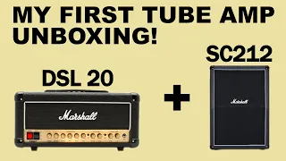 TheGearChase | Marshall DSL 20 and Studio Classic 212 Cabinet Unboxing!