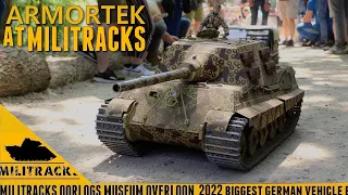 Giant RC Tanks Tiger - StuG - Jagdtiger 1:6 SCALE Armortek - Militracks 2022.