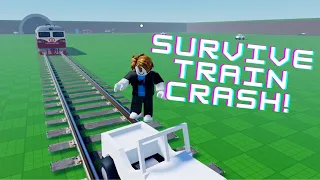 Epic Roblox Train Crash Simulator: Let's Get Hit by a Train!