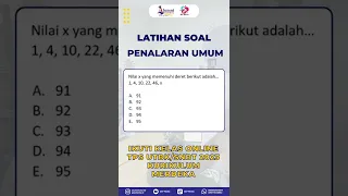 LATIHAN SOAL PENALARAN UMUM UTBK SNBT 2023 #shorts #shortvideo