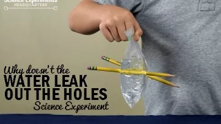 When You Poke Holes in the Bag, Why Water Doesn't Leak?