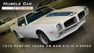 Muscle Car Of The Week Video #3: 1970 1/2 Pontiac Trans Am Ram Air IV