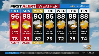 First Alert Weather: CBS2's 7/23 Saturday morning update