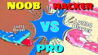 🤩NOOB VS PRO VS HACKER in snake clash.io🐍Snake Battles🐛FUN EPIC😀Snake.io Gameplay