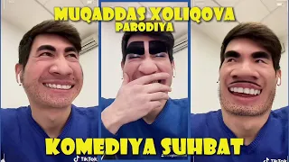 MUQADDAS XOLIQOVA BILAN KOMEDIYA SUHBAT | Video by UlugbekMUSO