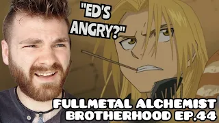 DON'T CALL ED SHORT??!!!! | FULLMETAL ALCHEMIST BROTHERHOOD EPISODE 44 | New Anime Fan! | REACTION