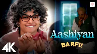 Aashiyan | 4K Video | Barfi |Pritam| Shreya Ghoshal |Nikhil Paul | Ranbir Kapoor | Priyanka Chopra 🌈