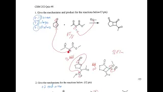 CHM 252 Quiz 8 KEY Spring 2024