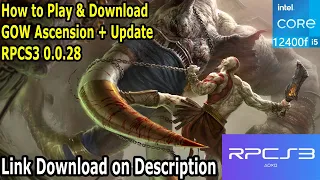 How to Play GOW Ascension RPCS3 0.0.28 | Easy Tutorials | 2023