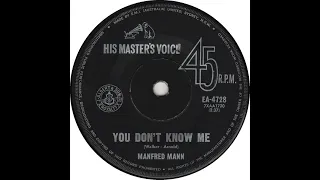 YOU DON'T KNOW ME MANFRED MANN DES