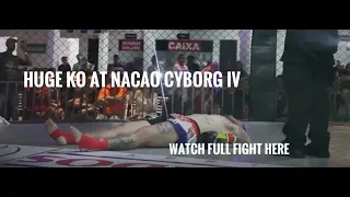 Violent KO Nacao Cyborg IV: Curitiba Leonardo Silva Vs  Fabulo Mamuth K1 fight