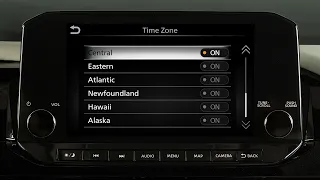 2023 Nissan Pathfinder - Setting the Clock with Navigation (if so equipped)