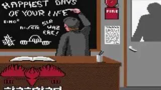 Commodore 64: Happiest days of your life game ending by Firebird