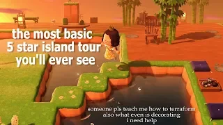 my super simple 5 star animal crossing island tour!