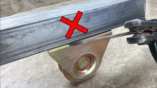 The Secret Technique Of Installing Iron Fence Wheels On A Thin Tube That Welders Rarely Talk About