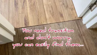 All details of the Floor Transition Installation in easiest way, DIY